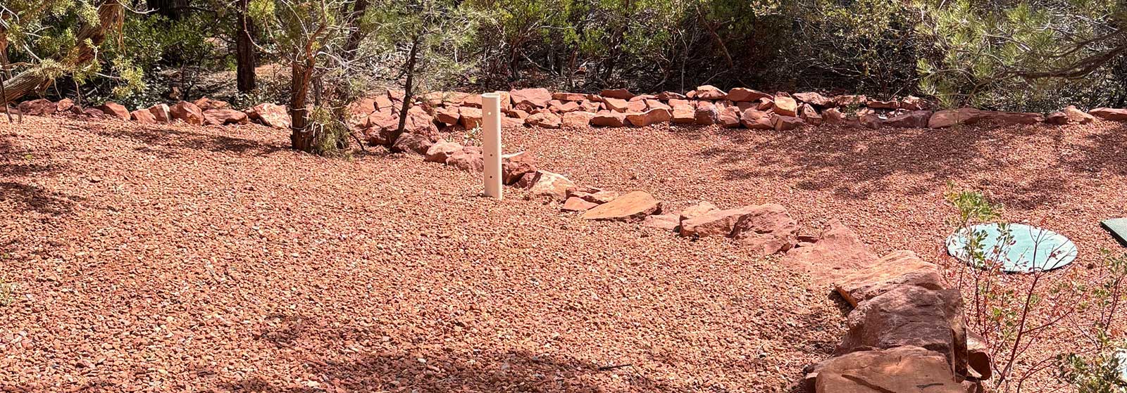 OSCAR finished landscape after installation