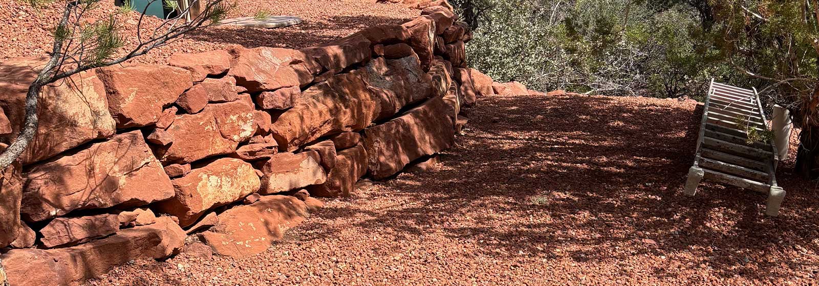Finished OSCAR installation blended into the landscape