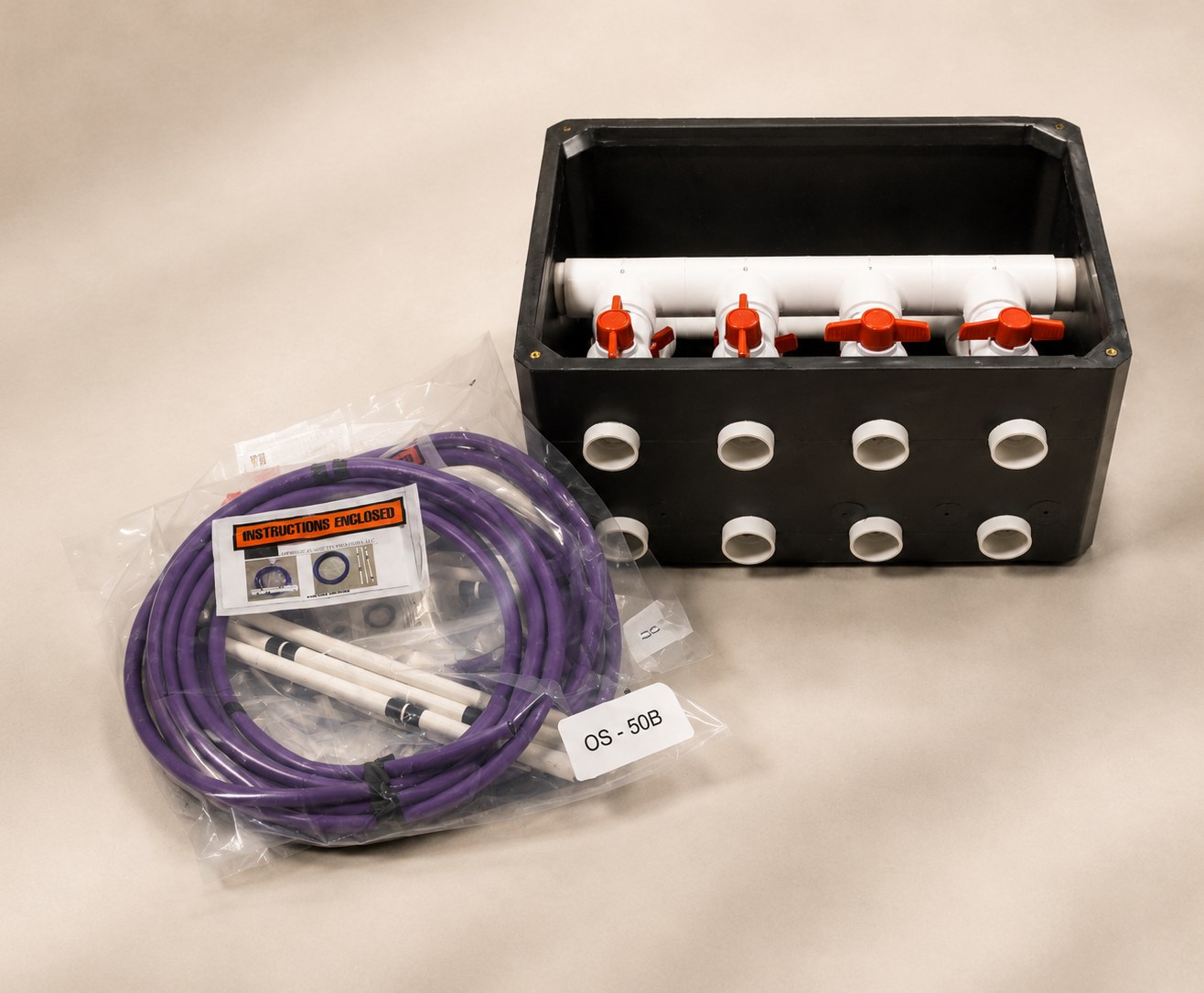 OSCAR-XO2 reverse-flush headworks with OS-50B dispersal coils
